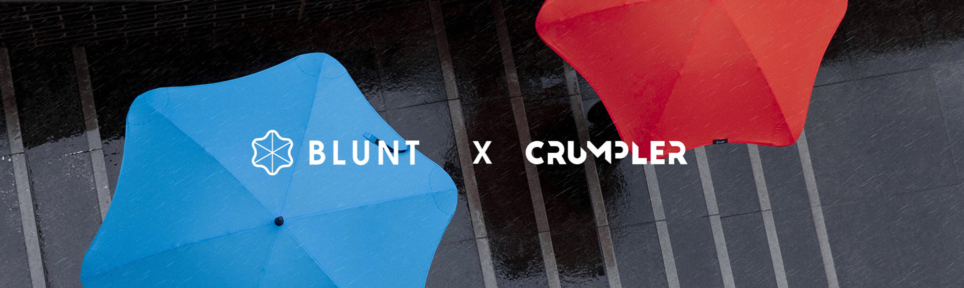 Deštníky Blunt x Crumpler